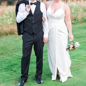 Vintage style wedding dress professionally sealed